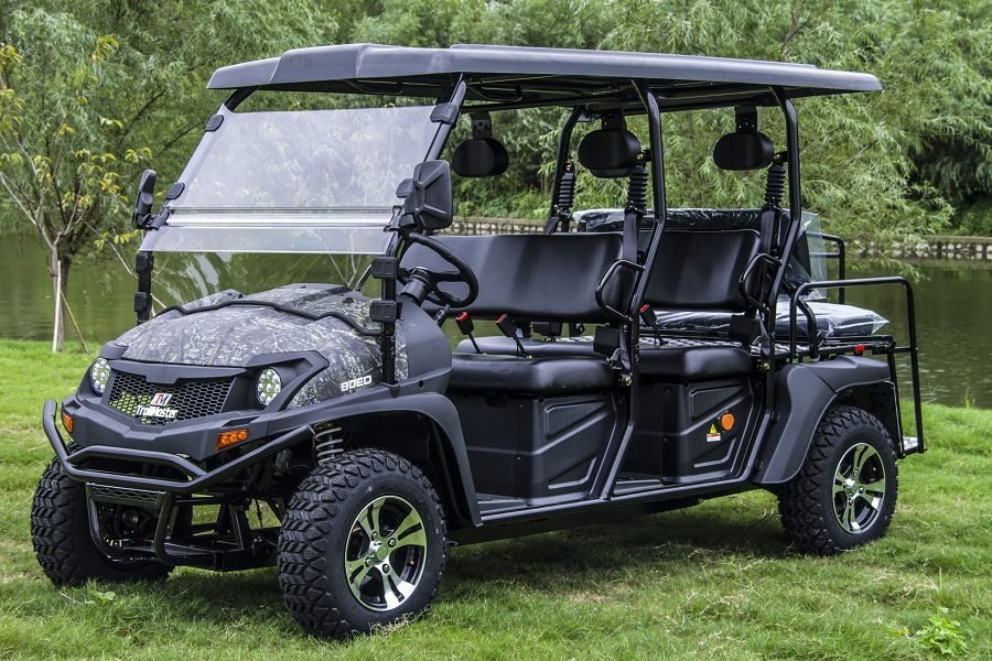 Trailmaster Taurus 80ED GV 6-Seater Golf Kart, 72V, Steering Wheel, Extended Roof - Image 2