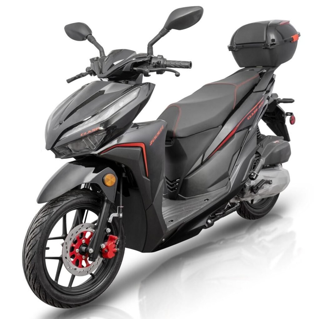 Vitacci Clash 200 EFI Scooter, Digital Speedometer, LED Lighting, Premium Alloy Wheels