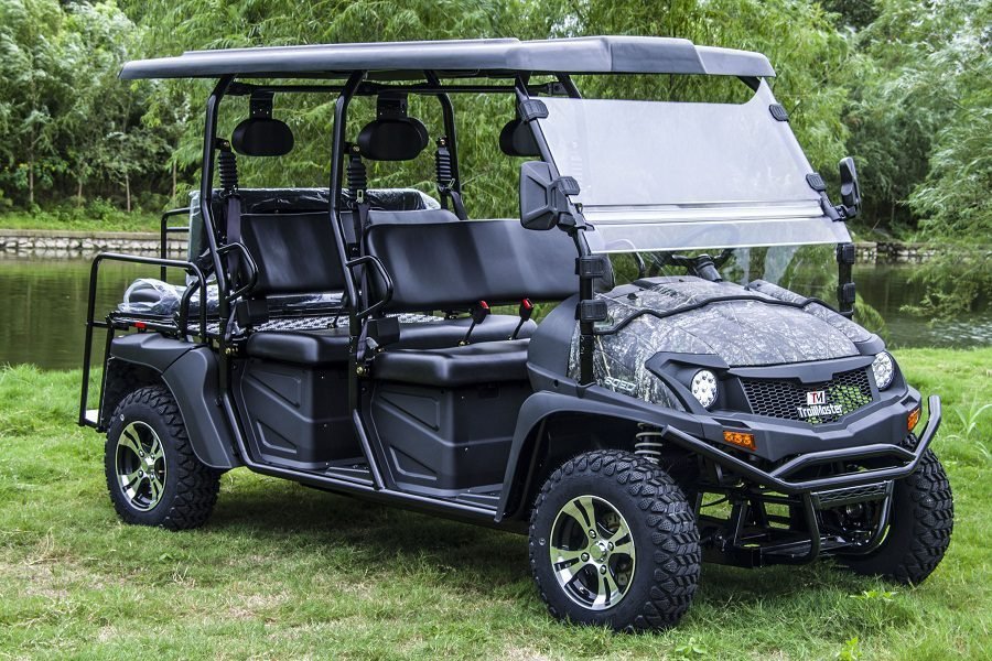 Trailmaster Taurus 80ED GV 6-Seater Golf Kart, 72V, Steering Wheel, Extended Roof - Image 11