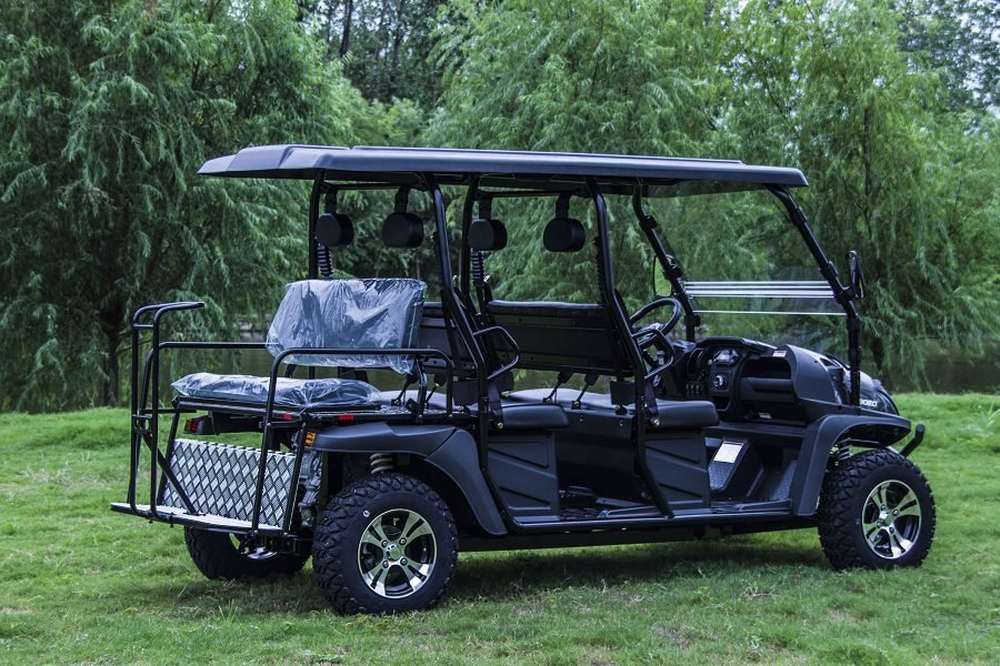 Trailmaster Taurus 80ED GV 6-Seater Golf Kart, 72V, Steering Wheel, Extended Roof - Image 15
