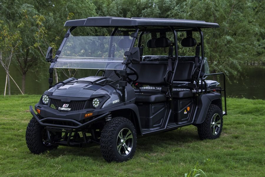 Trailmaster Taurus 80ED GV 6-Seater Golf Kart, 72V, Steering Wheel, Extended Roof - Image 3