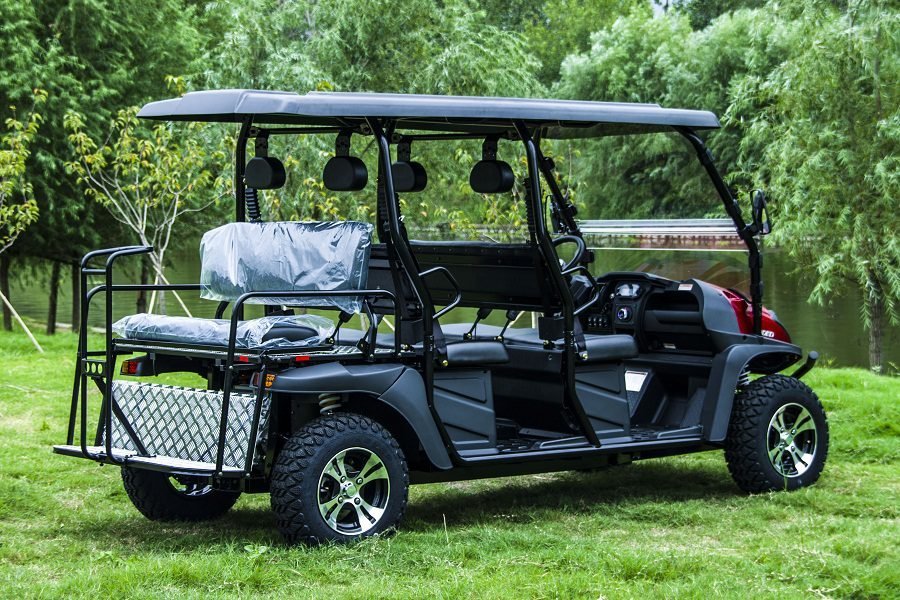 Trailmaster Taurus 80ED GV 6-Seater Golf Kart, 72V, Steering Wheel, Extended Roof - Image 25
