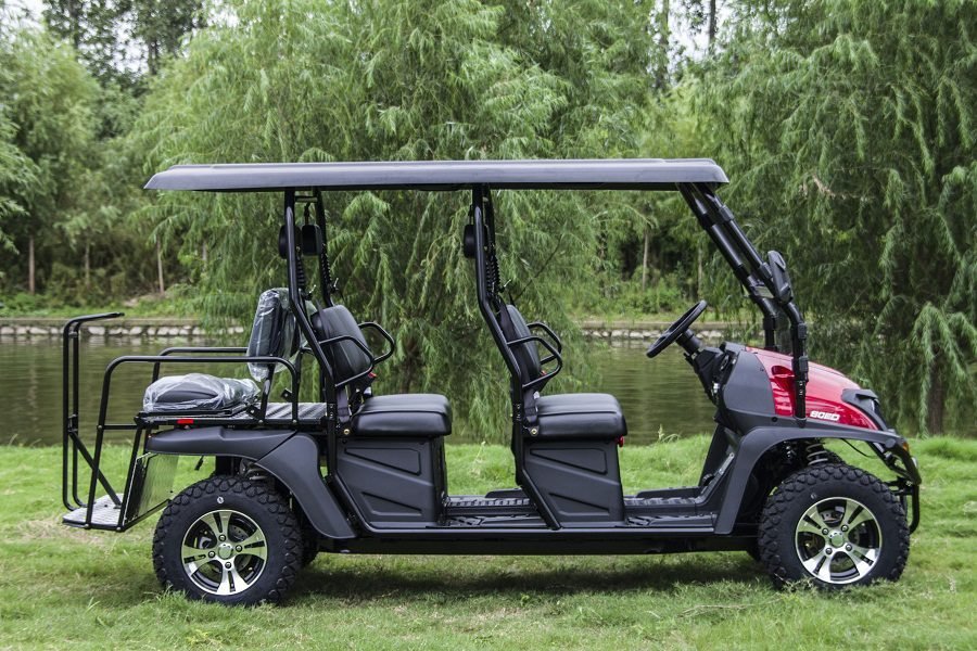 Trailmaster Taurus 80ED GV 6-Seater Golf Kart, 72V, Steering Wheel, Extended Roof - Image 26