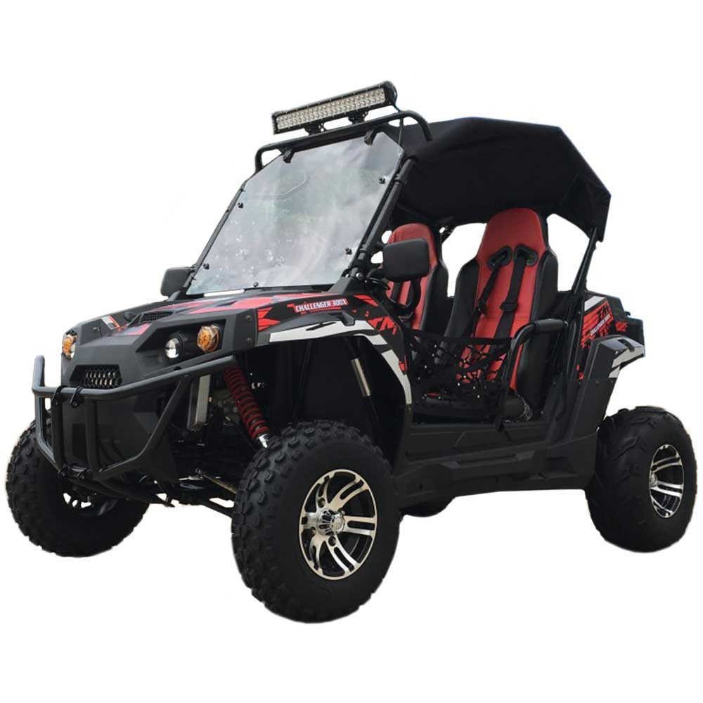 Trailmaster Challenger 200EX EFI UTV, Fully automatic with reverse, Aluminum wheels, Adjustable steering wheel - Image 2