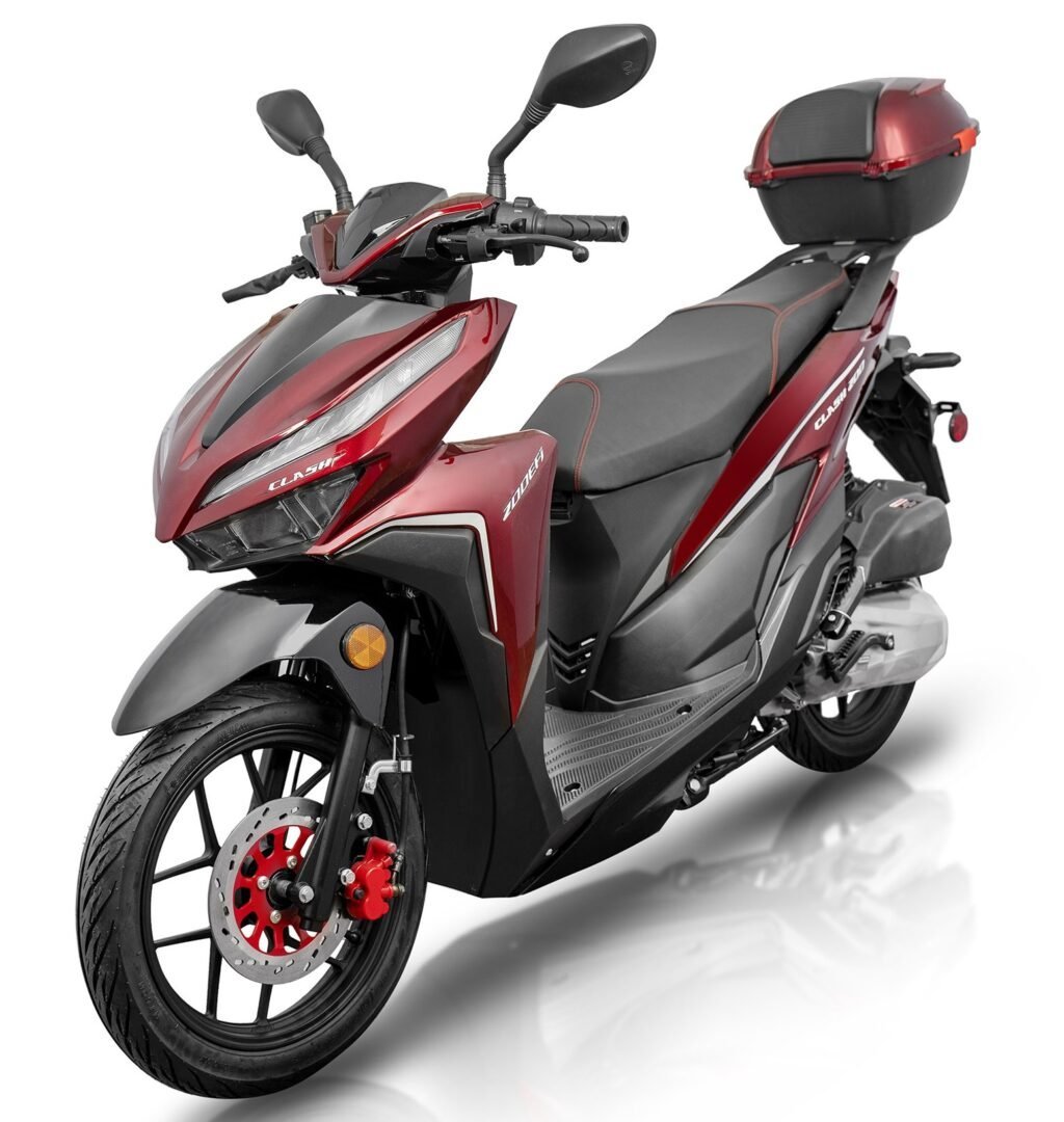 Vitacci Clash 200 EFI Scooter, Digital Speedometer, LED Lighting, Premium Alloy Wheels - Image 3