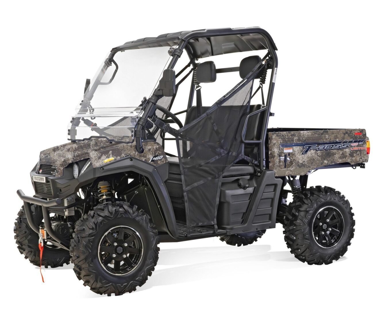 Massimo T-BOSS 410 EFI UTV, 4-Stroke Single Cylinder, Liquid-Cooled SOHC Engine with Dump Bed - Image 3