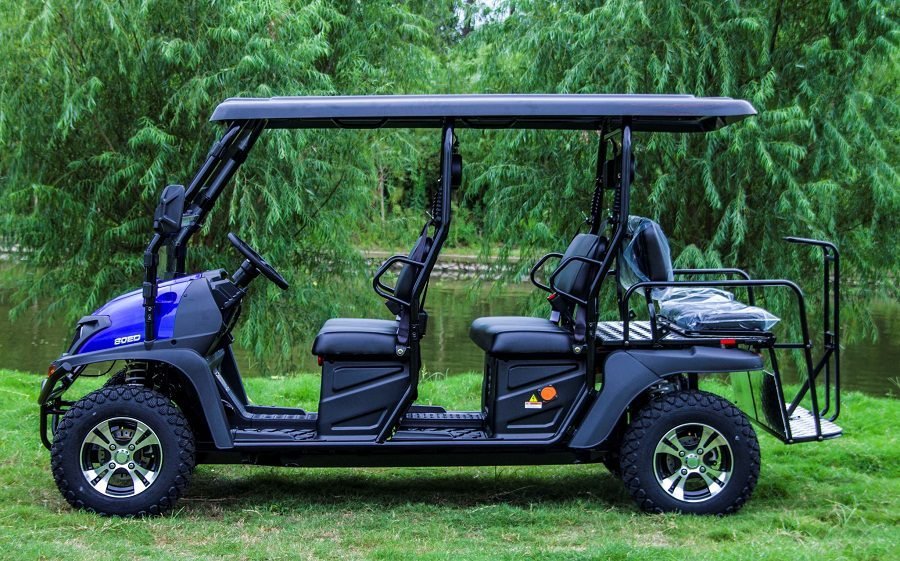 Trailmaster Taurus 80ED GV 6-Seater Golf Kart, 72V, Steering Wheel, Extended Roof - Image 31