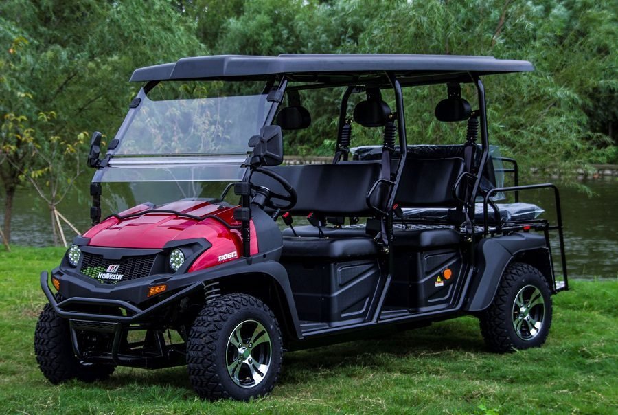 Trailmaster Taurus 80ED GV 6-Seater Golf Kart, 72V, Steering Wheel, Extended Roof - Image 32