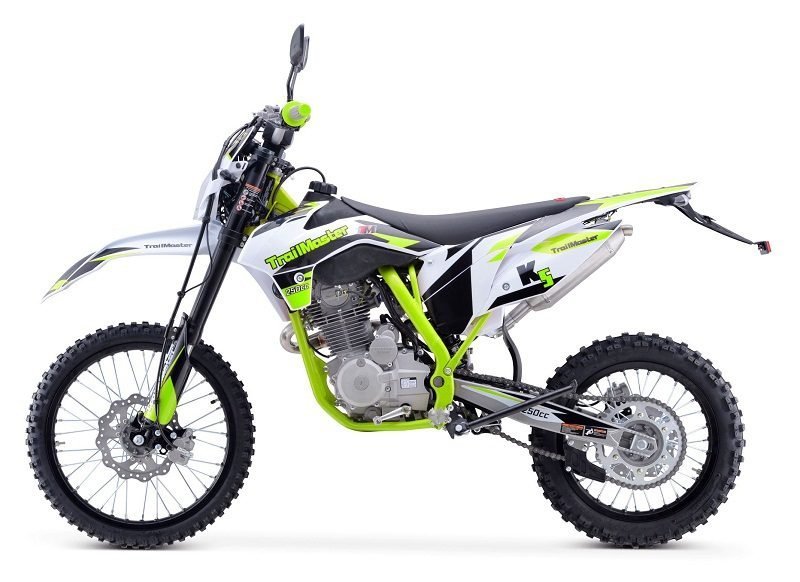 Trailmaster TM31X 250 Dirt Bike, 5 Speed Manual, Side View Mirrors, LED Headlight, Electric and kick start - Image 4