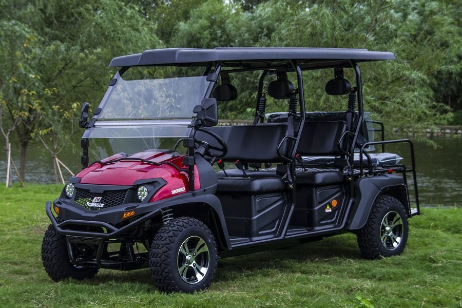 Trailmaster Taurus 80ED GV 6-Seater Golf Kart, 72V, Steering Wheel, Extended Roof - Image 4