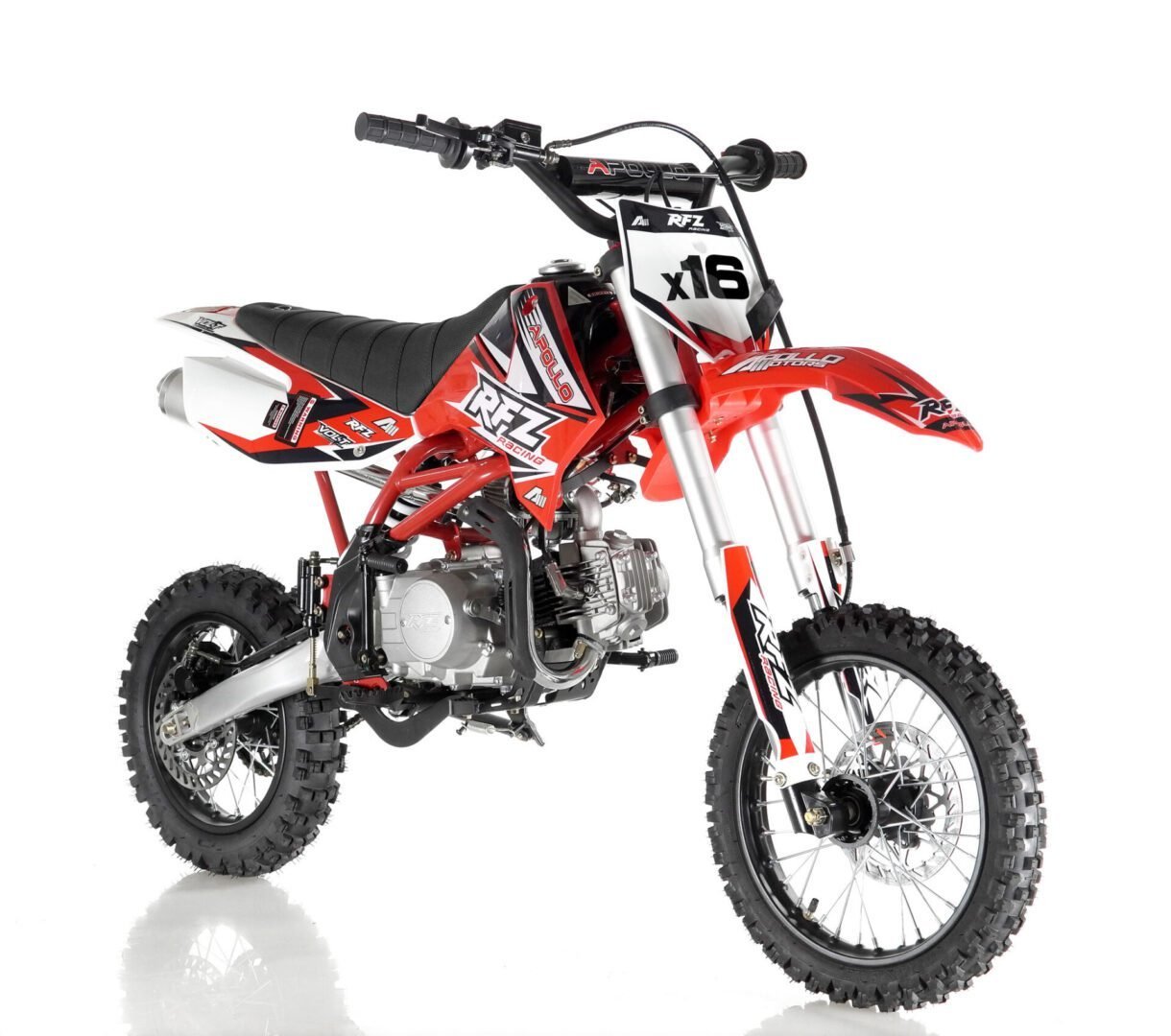 Apollo DB-X16 125cc Dirt Bike, Fully Automatic, 4-Stroke Single Cylinder, Kick Start - Image 4