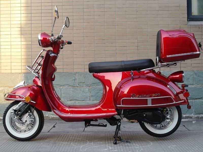 Dongfang Romeo 200cc Retro Moped Scooter, Automatic CVT, High-Power Engine - Image 5