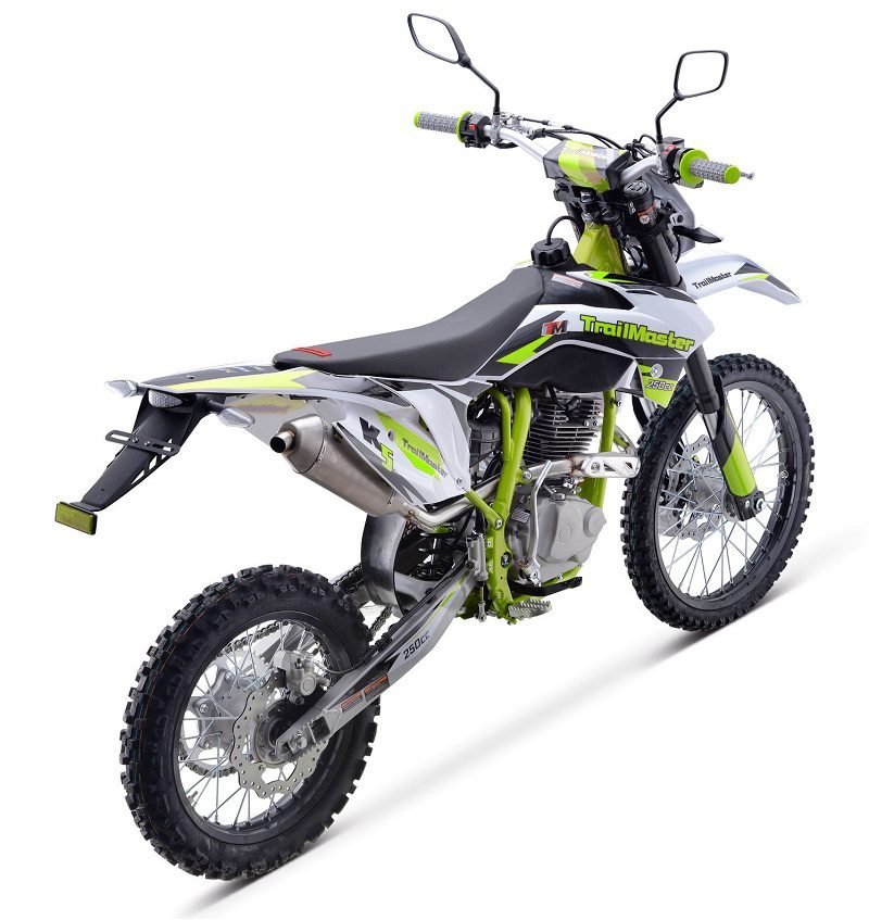 Trailmaster TM31X 250 Dirt Bike, 5 Speed Manual, Side View Mirrors, LED Headlight, Electric and kick start - Image 6