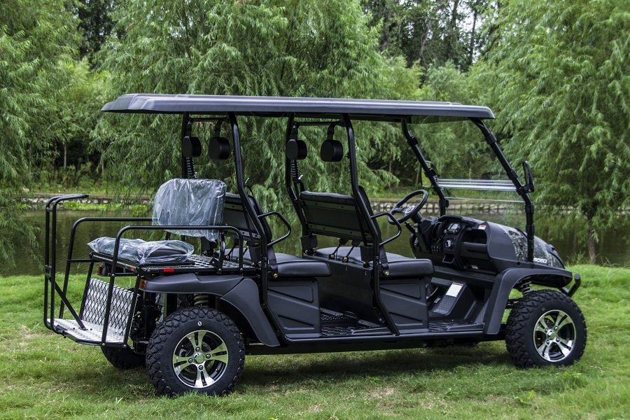 Trailmaster Taurus 80ED GV 6-Seater Golf Kart, 72V, Steering Wheel, Extended Roof - Image 7