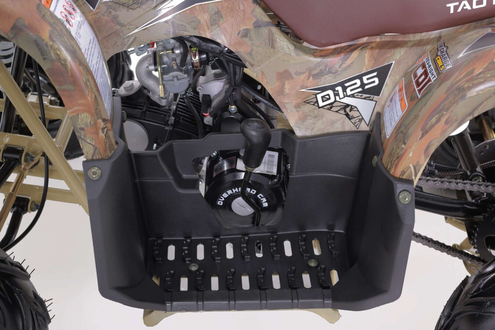 Tao Motor New 2022 D125 ATV, 107cc Engine, Fully Automatic Transmission & Reverse, Air-Cooled 4-Stroke - Image 7