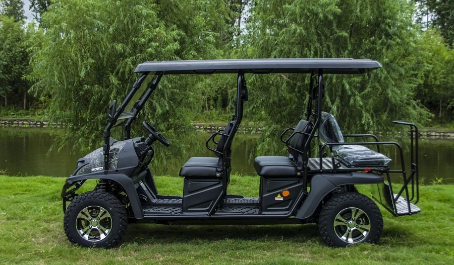 Trailmaster Taurus 80ED GV 6-Seater Golf Kart, 72V, Steering Wheel, Extended Roof - Image 8