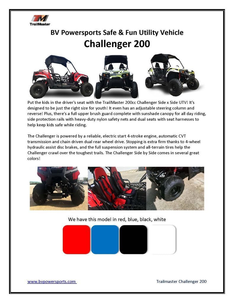 Challenger 200 Deluxe UTV - Image 4