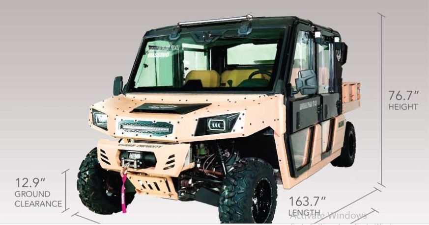 Massimo Warrior 1000 MXU-6 HVAC LSV UTV, Electronic Fuel Injection, V-Twin 4-Stroke, Liquid-Cooled Engine - Image 14