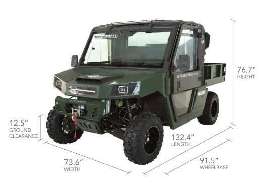 Massimo Warrior 1000 MXU HVAC LSV UTV, Electronic Fuel Injection, 4-Stroke, 2-Cylinder, Liquid-Cooled - Image 8