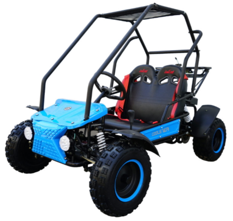 Coolster GK-6125B 125CC Fully Automatic Go Kart, Single cylinder, 4-stroke, air-cooled