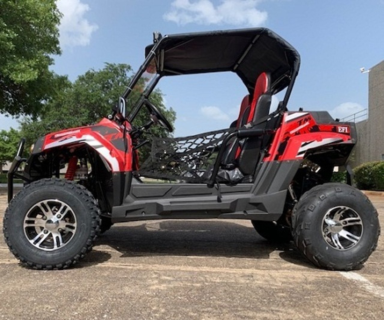 Trailmaster Challenger 200EX EFI UTV, Fully automatic with reverse, Aluminum wheels, Adjustable steering wheel - Image 5
