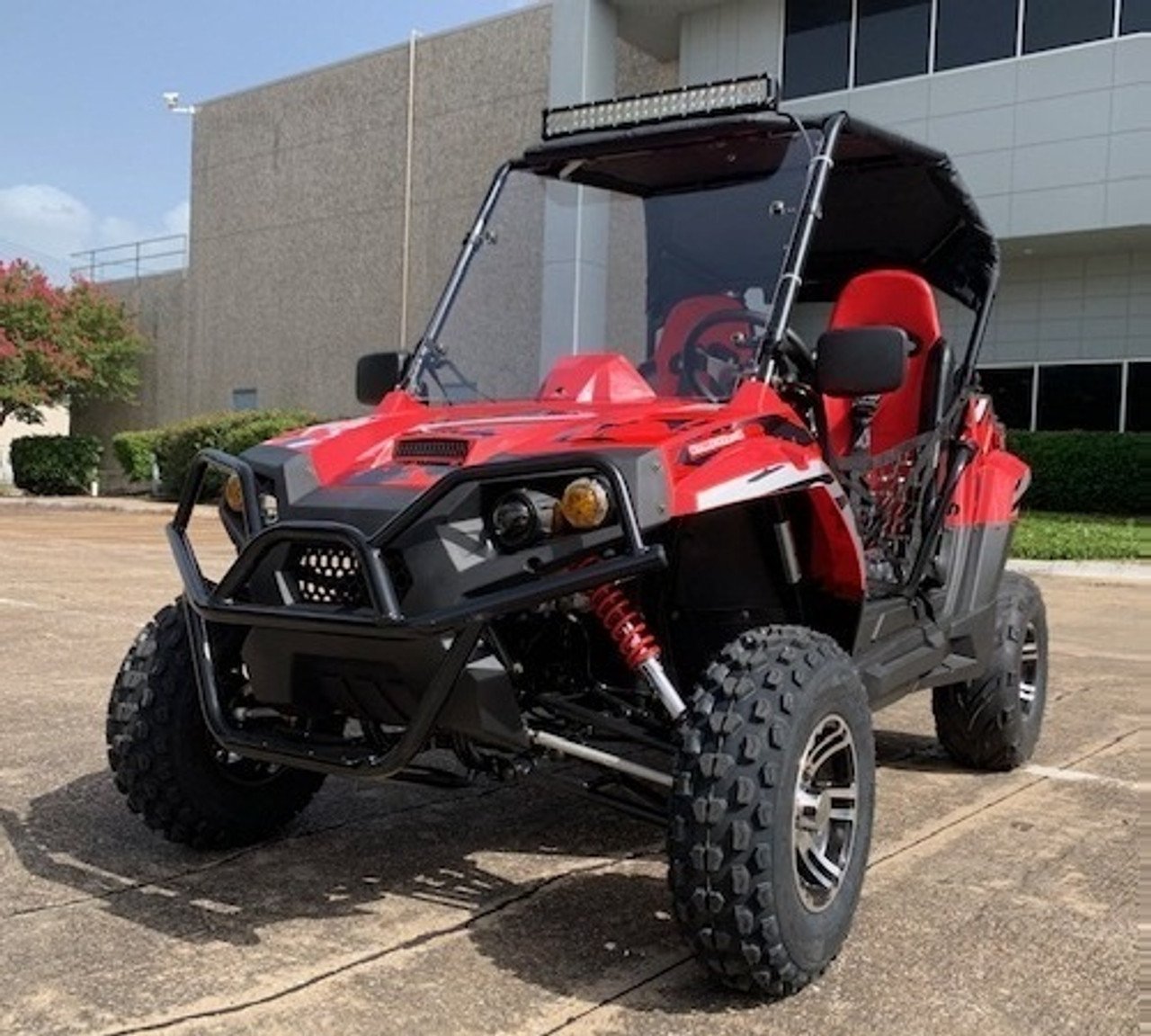 Trailmaster Challenger 200EX EFI UTV, Fully automatic with reverse, Aluminum wheels, Adjustable steering wheel