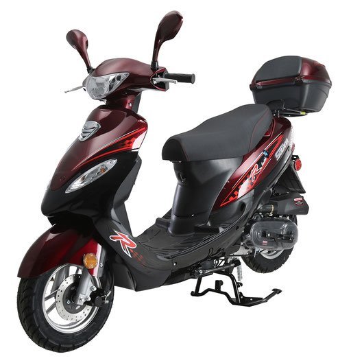 Vitacci Solana 50cc Street Legal Moped/Scooter, 4-Stroke, Single Cylinder, Air-Forced Cooling - Image 2