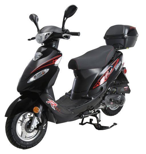 Vitacci Solana 50cc Street Legal Moped/Scooter, 4-Stroke, Single Cylinder, Air-Forced Cooling