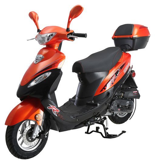 Vitacci Solana 50cc Street Legal Moped/Scooter, 4-Stroke, Single Cylinder, Air-Forced Cooling - Image 4