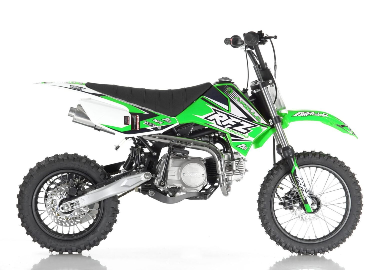 Apollo RFZ DB-X6 125cc Dirt Bike, Fully Automatic, 4-Stroke Air-Cooled Engine, Kick Start - Image 11