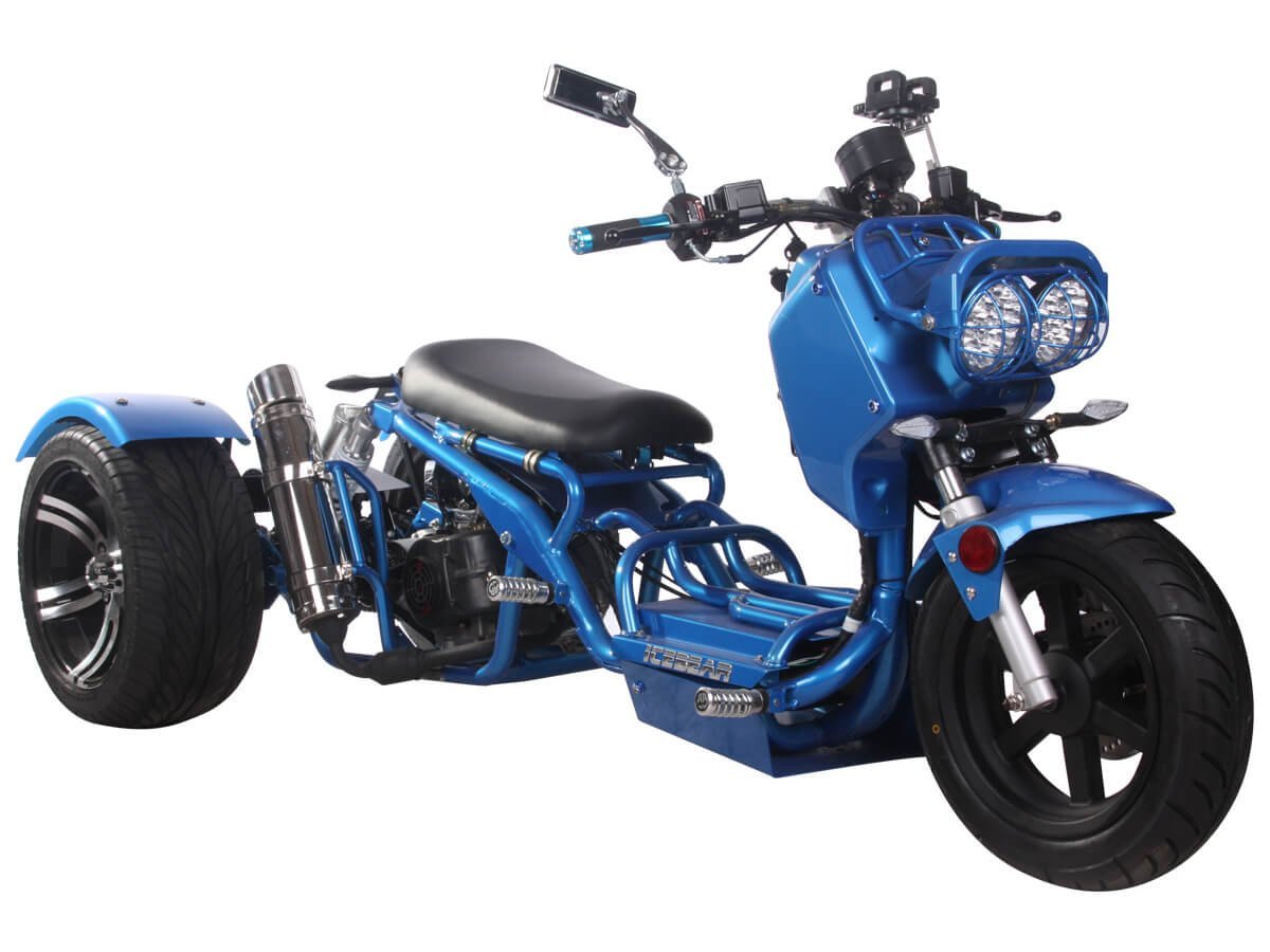 Ice Bear Maddog (PST50-19N) 50cc Trike, Automatic, 4-Stroke Air-Cooled Engine, 22” Seat Height - Image 6