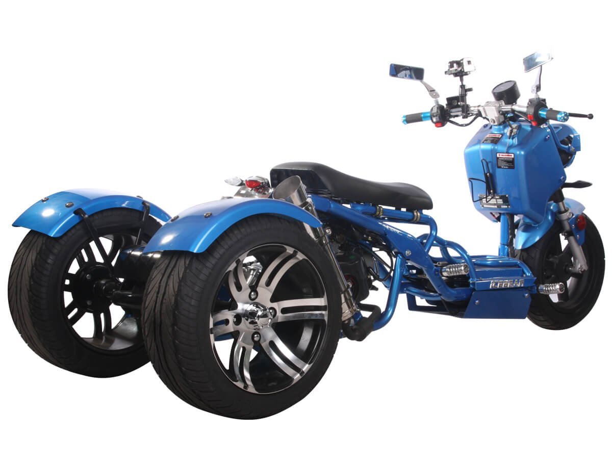 Ice Bear Maddog (PST50-19N) 50cc Trike, Automatic, 4-Stroke Air-Cooled Engine, 22” Seat Height - Image 7