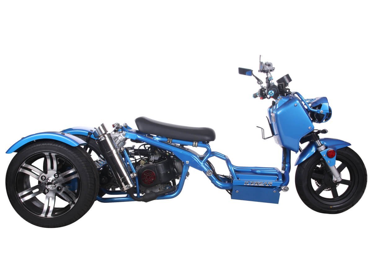Ice Bear Maddog (PST50-19N) 50cc Trike, Automatic, 4-Stroke Air-Cooled Engine, 22” Seat Height - Image 8